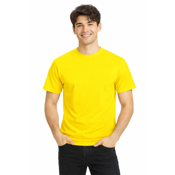T Shirt Meski Z Krotkim Rekawem Gramatura 190G Zolty