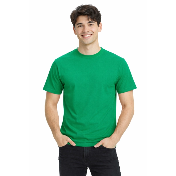 T Shirt Meski Z Krotkim Rekawem Gramatura 190G Zywy Zielony