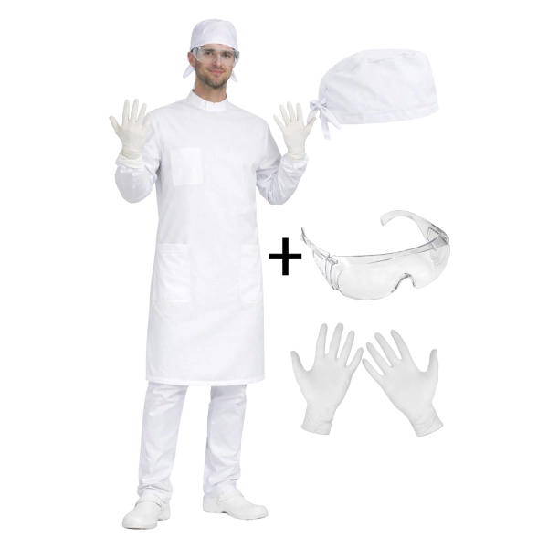 Zestaw Fartuch Anatomiczny Dla Studentow 4W1