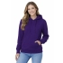 Bluza Damska Z Kapturem Kieszeniami Purpurowa