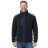 Bluza Polarowa Czarny Z Chabrowymi Wstawkami Gramatura 360