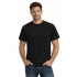 T Shirt Meski Krotki Rekaw 100 Bawelna Kolor Czarny