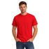 T Shirt Meski Krotki Rekaw 100 Bawelna Kolor Czerwony