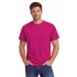 T Shirt Meski Krotki Rekaw 100 Bawelna Kolor Rozowy
