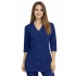 Zakiet Medyczny Casual Premium Granatowy Z Rekawem 3 4