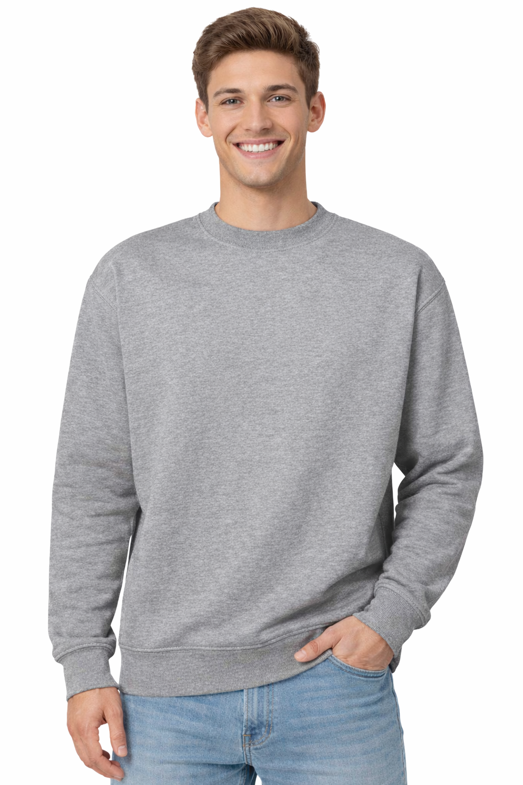 Bluza dresowa męska kolor szara