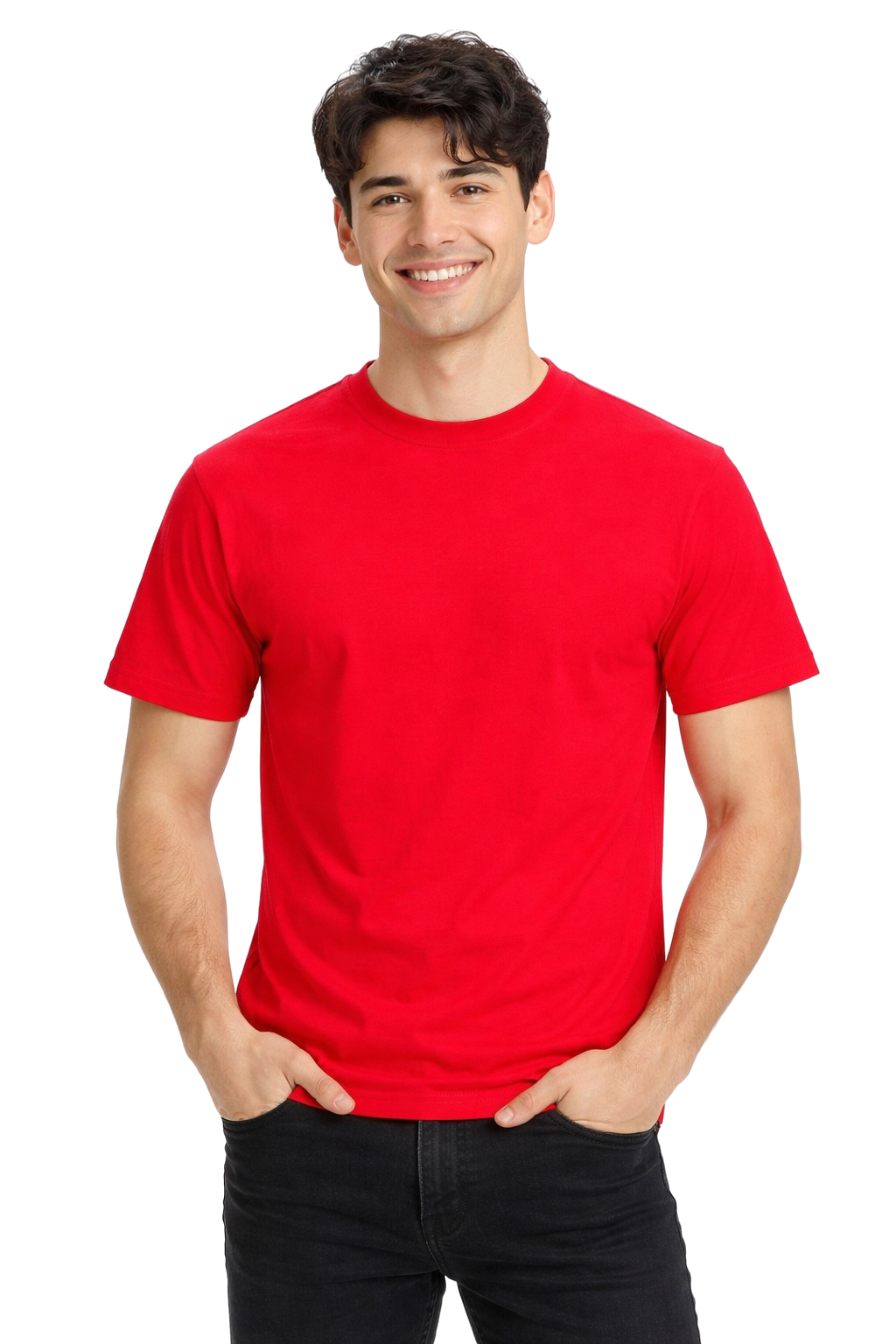 T-shirt mę ski czerwony PREMIUM 190g