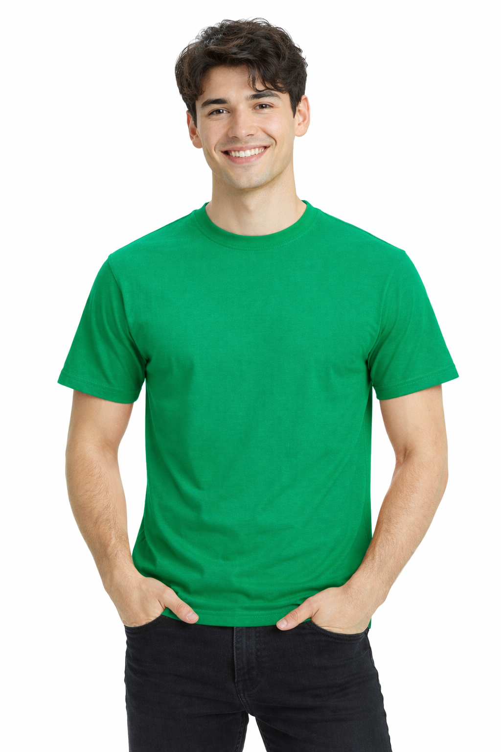 T-shirt mę ski zielony PREMIUM 190g