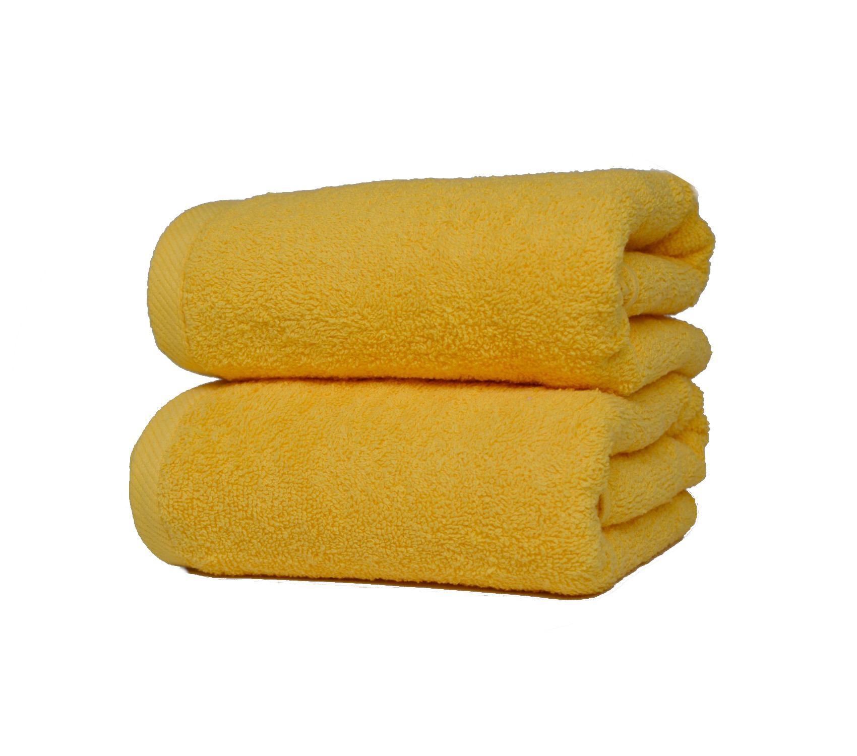 Ręcznik żółty hotelowy kąpielowy 100x50 - Extra Soft