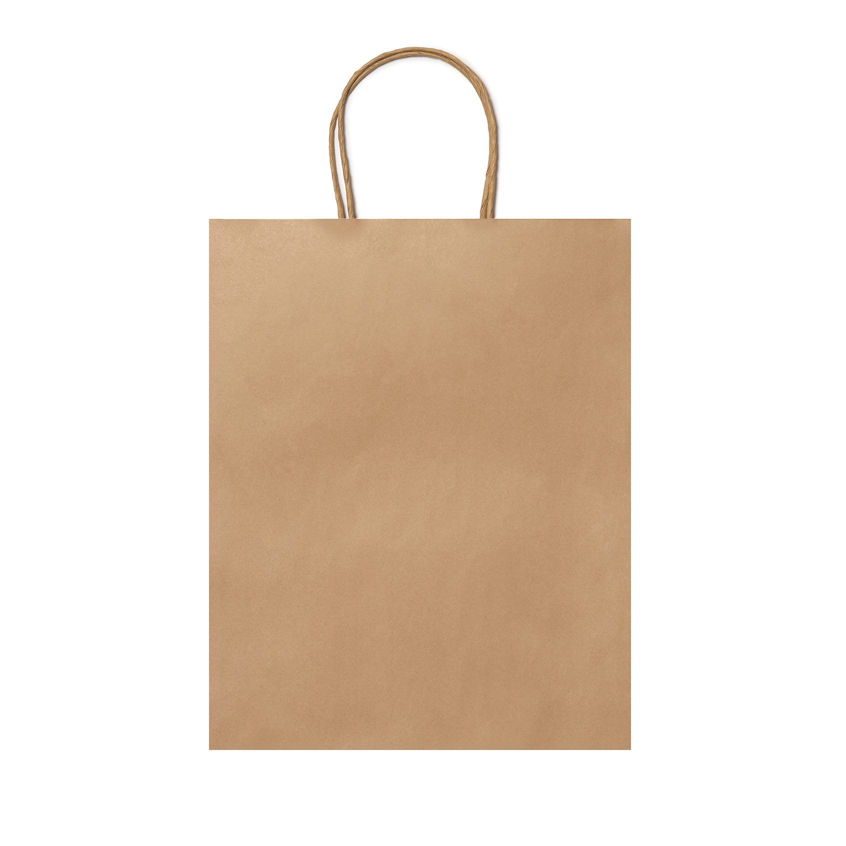 Torba papierowa promocyjna brązowa na prezent 40cm/12cm/32cm