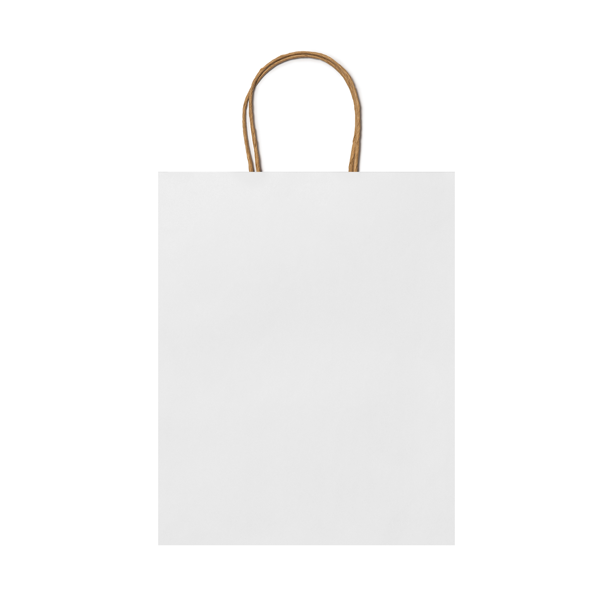 Torba papierowa promocyjna biała na prezent 40cm/12cm/32cm