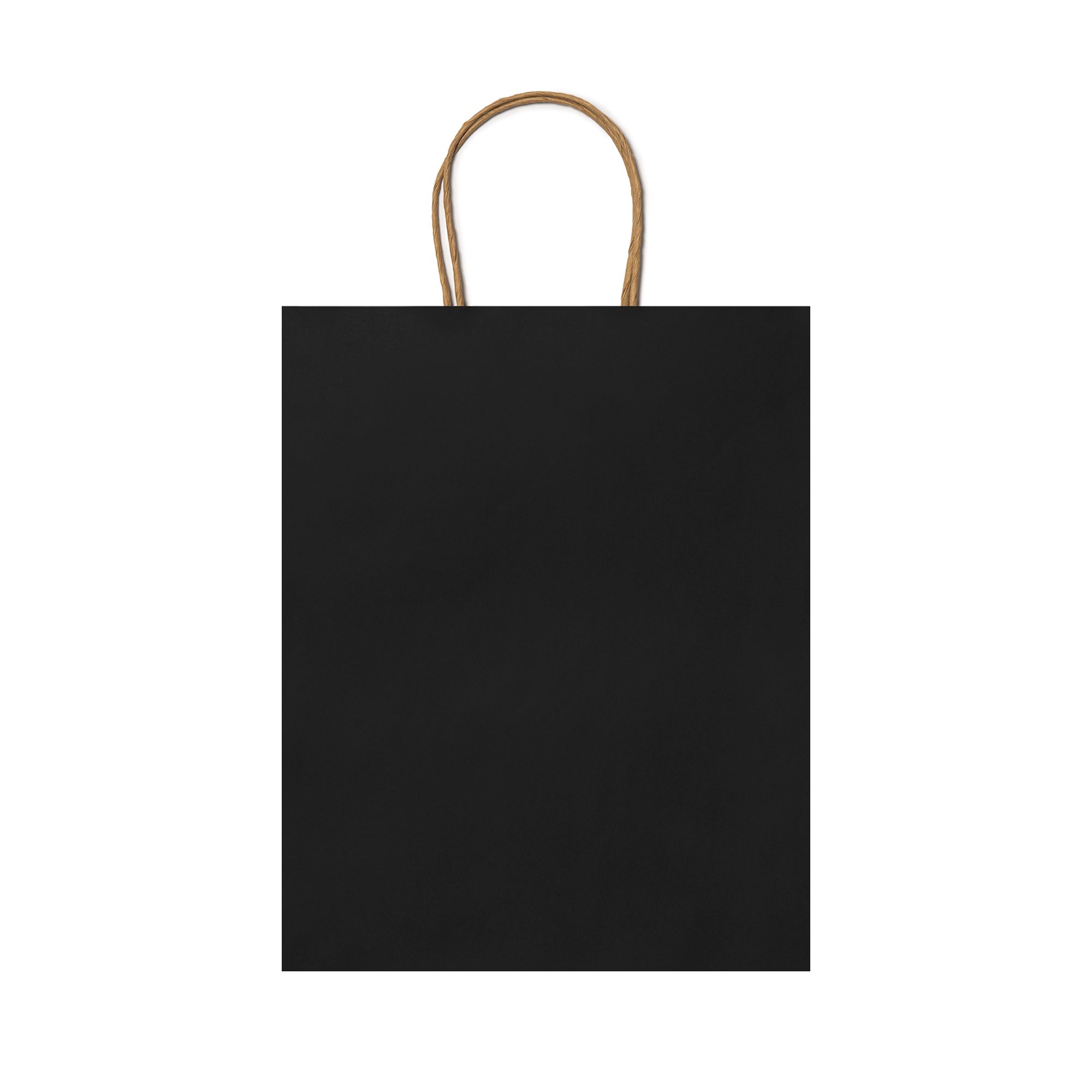Torba papierowa promocyjna czarna na prezent 40cm/12cm/32cm