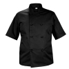 M&C® Bluza kucharska czarna meska krótki rękaw 8 guzików roz.3XL