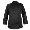 M&C® Bluza kucharska czarna damska  długi rękaw roz.L