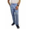 Spodnie z trokiem bawełna 100% niebieskie roz. XXL