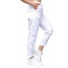 Spodnie medyczne cygaretki białe roz. 3XL