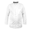 M&C? Bluza medyczna męska ze stójką biała ze stójką szarą długi rękaw roz.XL