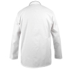 Bluza medyczna męska ze stójką biała ze stójką szarą długi rękaw roz.3XL