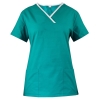 Bluza medyczna bawełna 100%  zielona  roz. 4XL