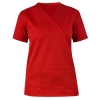 Bluza medyczna z trokiem czerwona lamówka czerwona roz.50