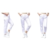 Spodnie medyczne cygaretki białe roz. XS