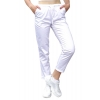 Spodnie medyczne cygaretki białe roz. XL