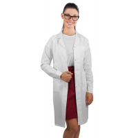 Fartuch laboratoryjny damski zapinany na zatrzaski  długi rękaw roz.44