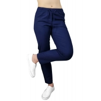 M&C Spodnie medyczne bawełna 100%  granatowe roz. 4XL