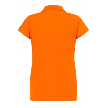 Koszulka polo damska pomarańczowa roz.S