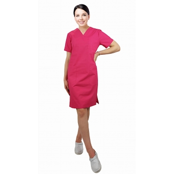 Sukienka chirurgiczna amarant roz. 34