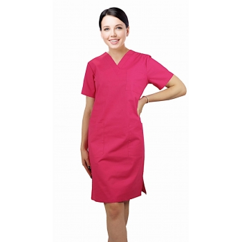 Sukienka chirurgiczna amarant roz. 34