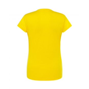 T-shirt damski żółty 155g/m2 roz.XL