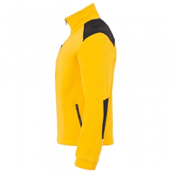 Bluza polarowa medyczna żółta wstawki czarne r.XL