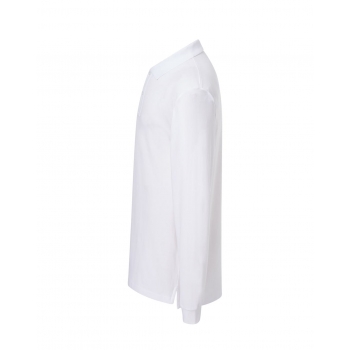 Koszulka polo męska biała rękaw długi roz.XL