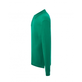 Koszulka polo męska zielona rękaw długi roz.XXL