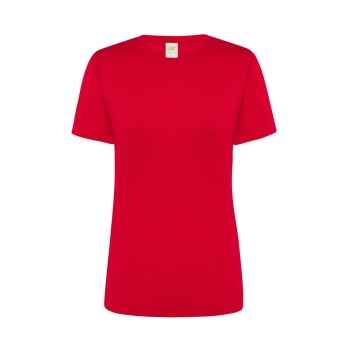 M&C® Koszulka damska krój sportowy , materiał oddychający kolor czerwony roz.M