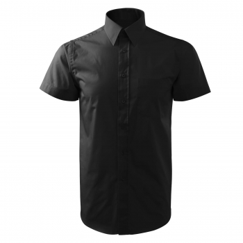 M&C® Koszula męska z krótkim rękawem czarna roz.XL
