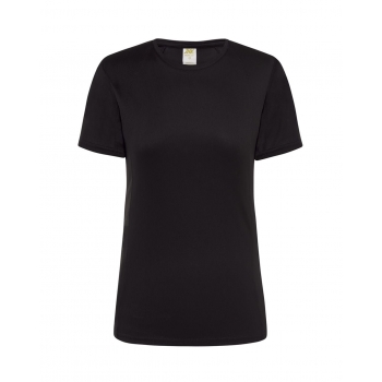 M&C® Koszulka damska krój sportowy , materiał oddychający kolor czarny roz.M