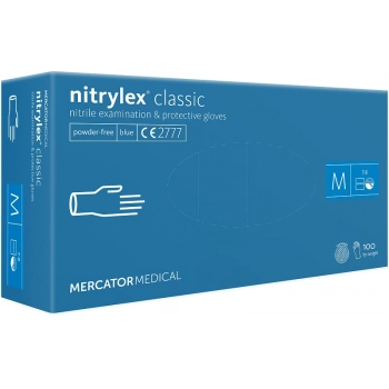 M&C? Rękawiczki jednorazowe nitrylex? classic blue roz.S