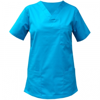 Bluza chirurgiczna stretch turkus roz. XL