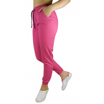 Spodnie medyczne bojówki amarant roz. XL