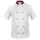 M&C? Bluza kucharska biała krótki rękaw wstawki bordowe roz.XL