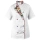 M&C? Bluza kucharska damska biała rękaw krótki lamówka wzór W3 (1061) roz. XL