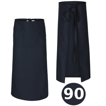 Zapaska długość 90cm granatowa – zapaska kelnerska – odzież gastronomiczna
