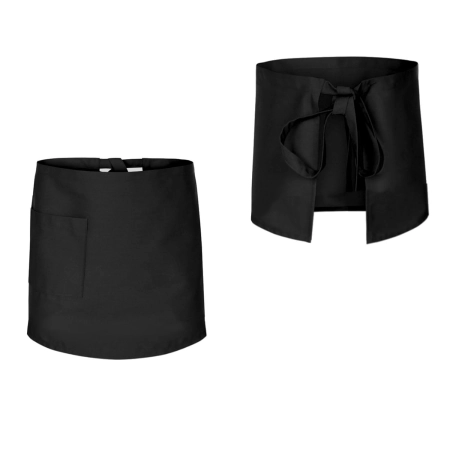 Zapaska długość 50cm czarna – zapaska kelnerska – odzież gastronomiczna